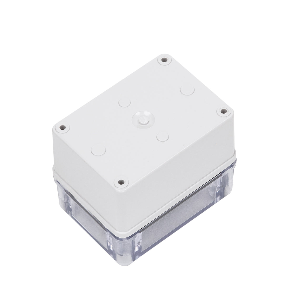 Boxco S-Series 80×110×85mm Plastic Enclosure, IP67, IK08, ABS, Transparent Cover, Screw Type - PHOTO 1