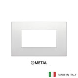 Vimar Arke Classic Plate 4M Metal Matt White