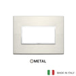 Vimar Eikon Evo Plate 4M Aluminium Titanium