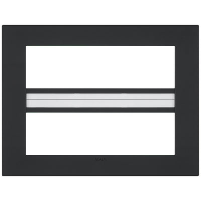 Vimar Arke Classic Plate 14M Technopolymer Black