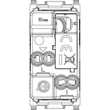 Vimar Plana 1P 16AX 1-Way Push Switch White - PHOTO 2