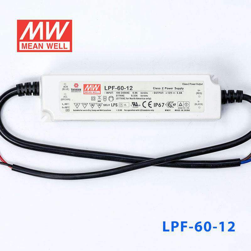 Mean Well LPF-60-12 Power Supply 60W 12V 5A - PHOTO 2