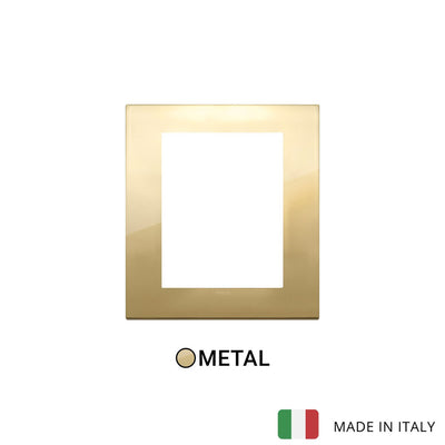 Vimar Arke Classic Plate 8M Metal Gold