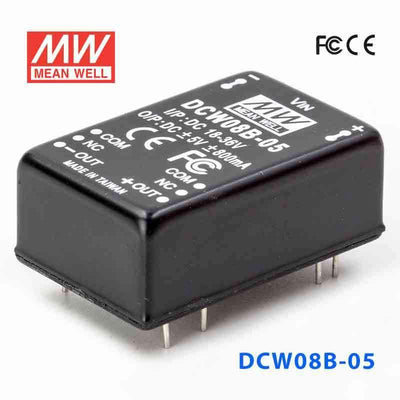 Mean Well DCW08B-05 DC-DC Converter - 8W - 18~36V in ±5V out 800mA
