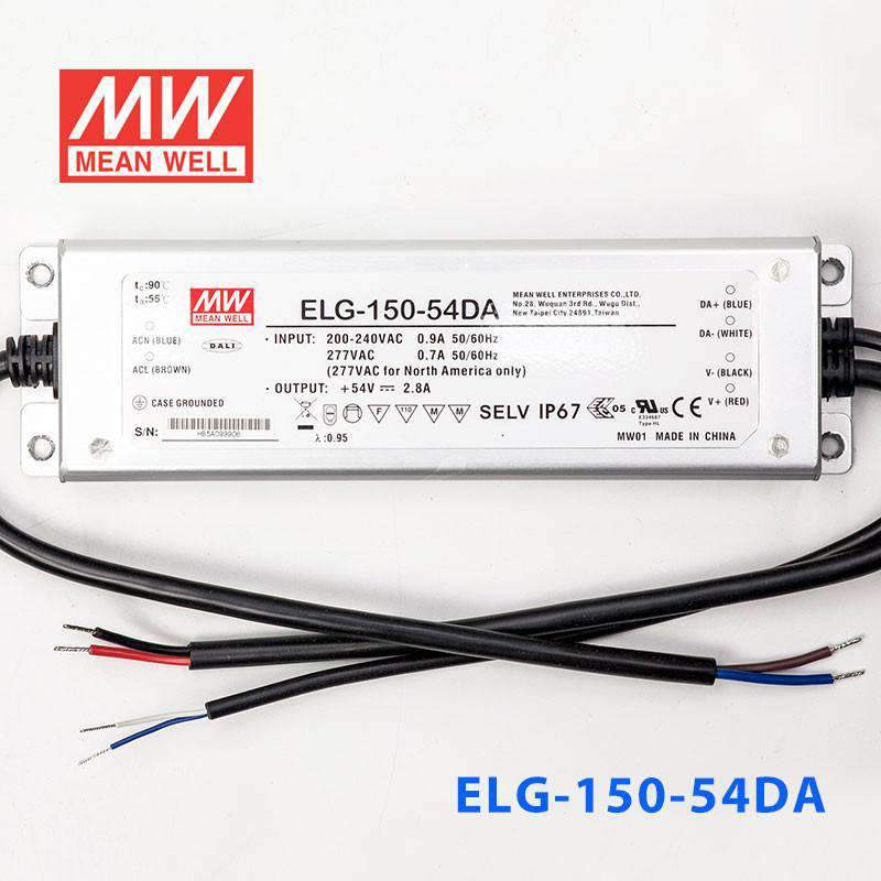 Mean Well ELG-150-54DA Power Supply 150W 54V - DALI - PHOTO 2