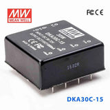 Mean Well DKA30C-15 DC-DC Converter - 30W - 36~72V in ±15V out 1A