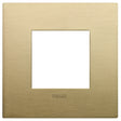 Vimar Arke Classic Plate 2M Metal Brushed Brass - Square