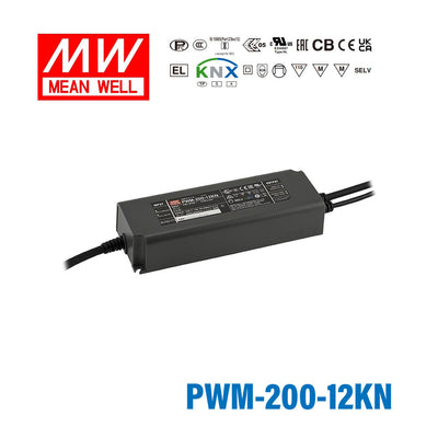Mean Well PWM-200-12KN Power Supply 200W 12V KNX 15A
