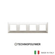 Vimar Plana Plate 8M(2+2+2+2) 71mm Technopolymer Matt Champagne