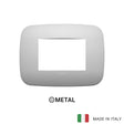 Vimar Arke Round Plate 3M Metal Matt Silver