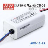Mean Well APV-12-15 Power Supply 12W 15V 800mA