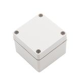 Boxco S-Series 100x100x75mm Plastic Enclosure, IP67, IK08, ABS, Grey Cover, Screw Type - PHOTO 1