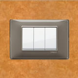 Vimar Plana Plastic 3 Gang Switch - Reflex Ash - 16A - PHOTO 6