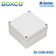 Boxco M-Series 180x180x125mm Plastic Enclosure, IP67, IK08, PC, Grey Cover, Screw Type