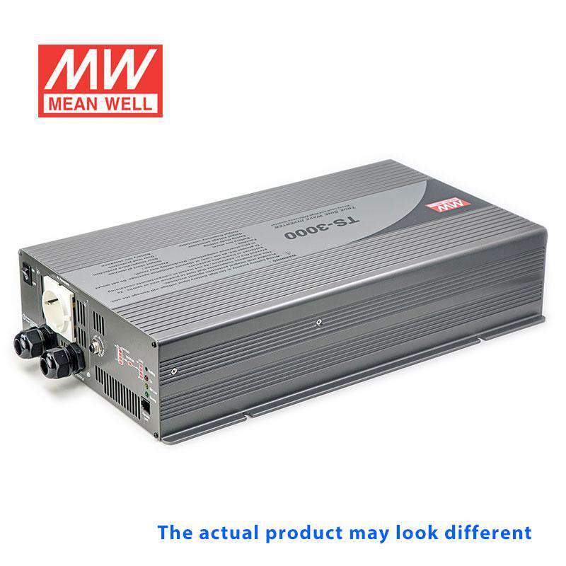 Mean Well TS-3000-212C True Sine Wave 3000W 12VDC to 230VAC 13A - DC-AC Power Inverter - PHOTO 3
