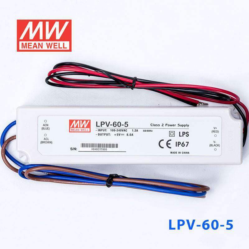 Mean Well LPV-60-5 Power Supply 60W 5V - PHOTO 2