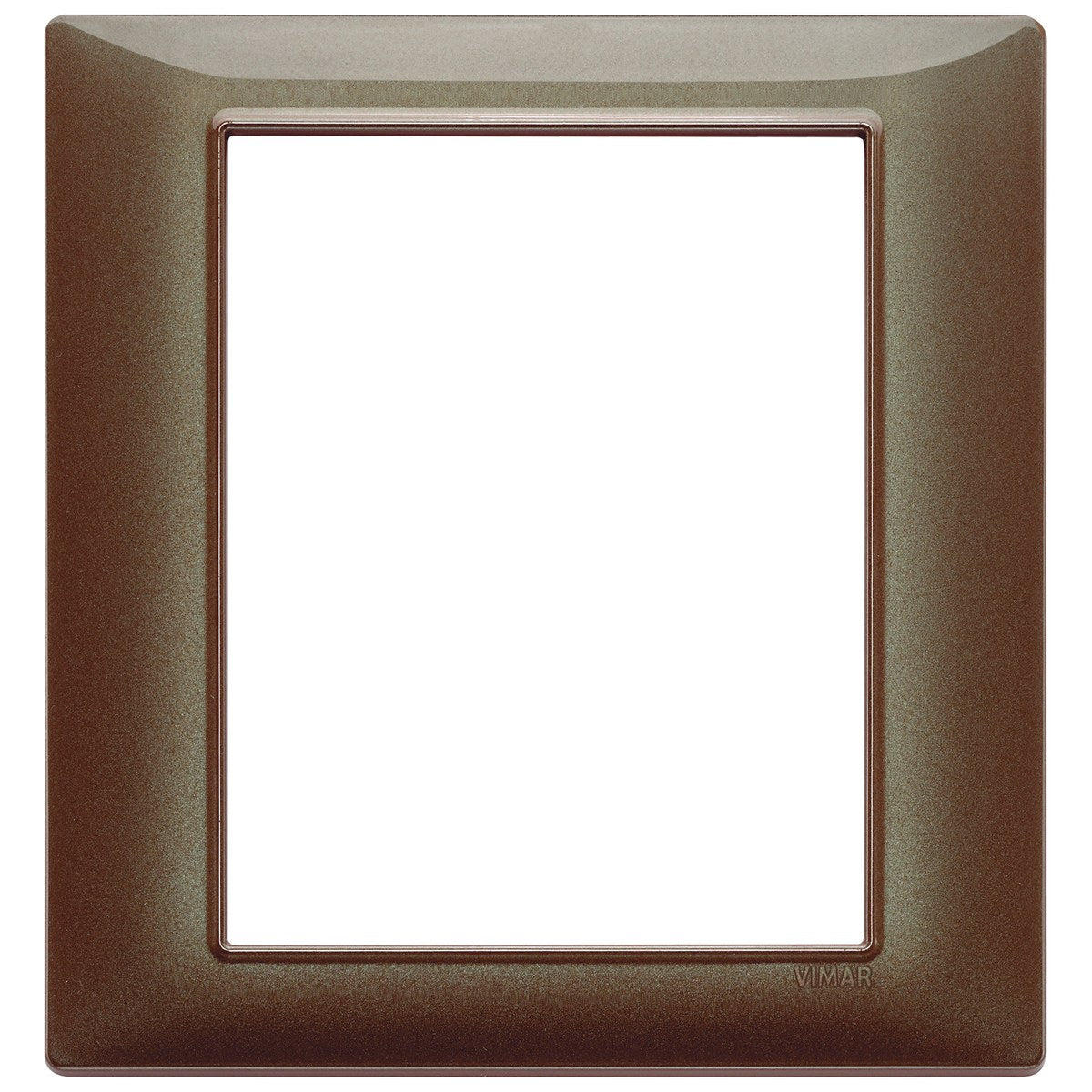 Vimar Plana Plate 8M Technopolymer Iridescent Brown