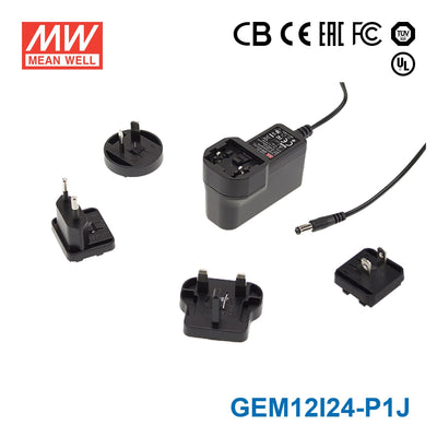 Mean Well GEM12I24-P1J Power Supply 12W 24V 500mA