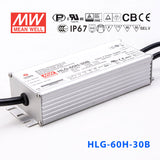 Mean Well HLG-60H-30AB Power Supply 60W 30V - Adjustable and Dimmable 2A