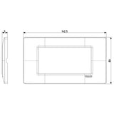 Vimar Plana Plate 4M Reflex Water - PHOTO 1