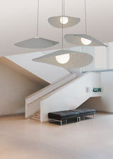 Pablo Pendant Bola Felt 32" Pebble/Grey - PHOTO 16