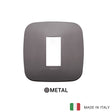 Vimar Arke Round Plate 1M Metal Dark Nickel