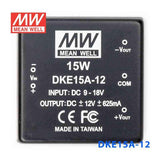 Mean Well DKE15A-12 DC-DC Converter - 15W - 9~18V in ±12V out 625mA - PHOTO 2