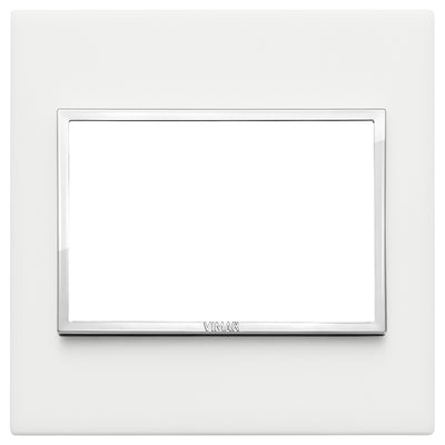 Vimar Eikon Evo Plate 3M Corian Glacier Ice