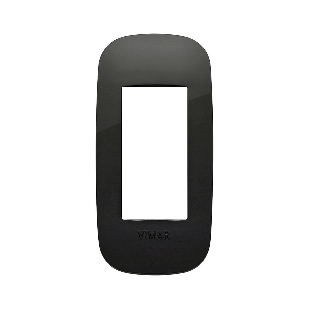 Vimar Arke Round Plate 1MpanTechnopolymer Black