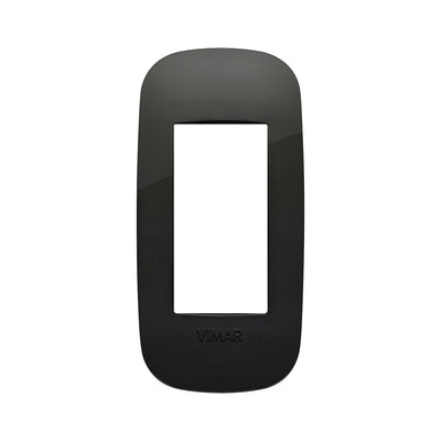 Vimar Arke Round Plate 1MpanTechnopolymer Black