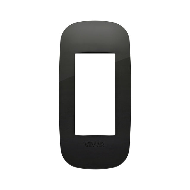 Vimar Arke Round Plate 1MpanTechnopolymer Black