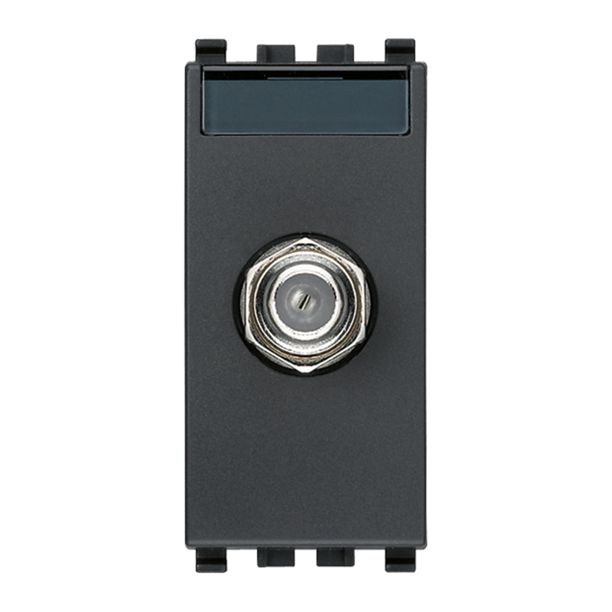 Eikon F Type Female Socket Connector Grey