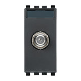 Eikon F Type Female Socket Connector Grey