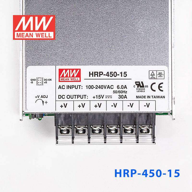 Mean Well HRP-450-15  Power Supply 450W 15V 30A - PHOTO 2