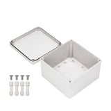 Boxco S-Series 200x200x130mm Plastic Enclosure, IP67, IK08, ABS, Grey Cover, Screw Type - PHOTO 3