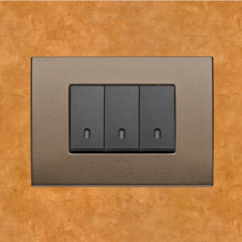 Vimar Arke Metal 3 Gang switch - Dark Bronze - 16A - PHOTO 17