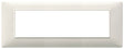 Vimar Plana Plate 7M Technopolymer Granite White