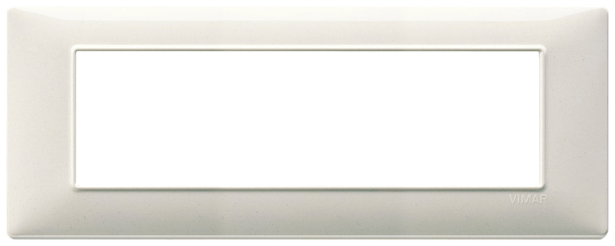 Vimar Plana Plate 7M Technopolymer Granite White