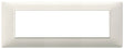 Vimar Plana Plate 7M Technopolymer Granite White