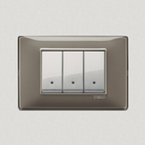 Vimar Plana Plastic 3 Gang Switch - Reflex Ash - 16A - PHOTO 7