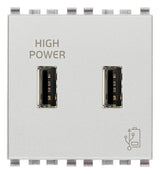 Eikon 5V 1A USB Supply Unit 2M Silver