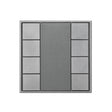 Sunricher DALI2 Wall Panel, 8 Buttons, Slim Silver