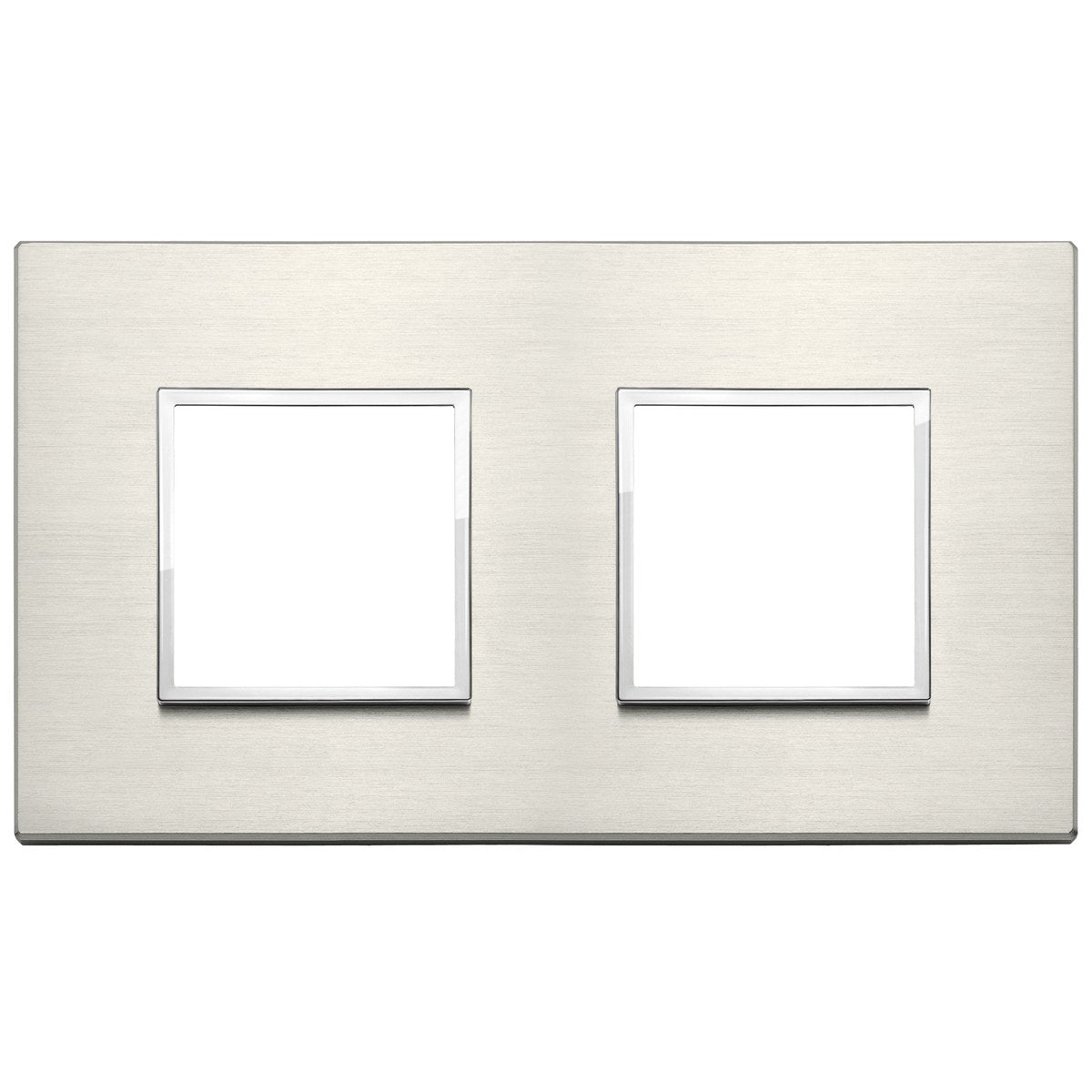 Vimar Eikon Evo Plate 4M (2+2) 71MM Aluminium Titanium