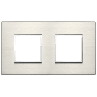 Vimar Eikon Evo Plate 4M (2+2) 71MM Aluminium Titanium