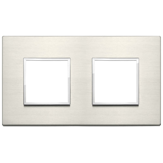 Vimar Eikon Evo Plate 4M (2+2) 71MM Aluminium Titanium