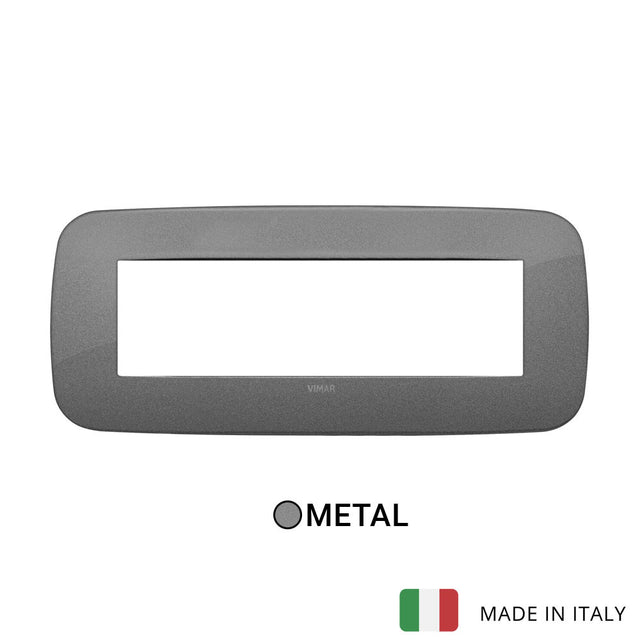 Vimar Arke Round Plate 7M Metal Slate