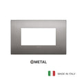 Vimar Arke Classic Plate 4M Metal Black Nickel