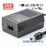 Mean Well GSM25B09-P1J Power Supply 25W 9V