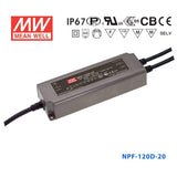 Mean Well NPF-120D-20 Power Supply 120W 20V - Dimmable 6A