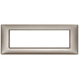 Vimar Plana Plate 7M Metal Pearl Nickel